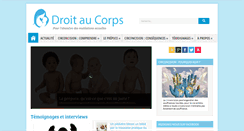 Desktop Screenshot of droitaucorps.com