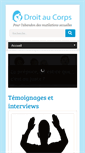 Mobile Screenshot of droitaucorps.com