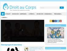 Tablet Screenshot of droitaucorps.com
